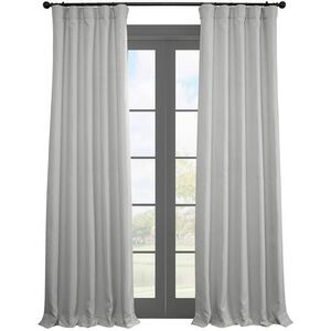 HPD Half Price Drapes Faux Linen Textured Room Darkening Curtains 96” 1 panel